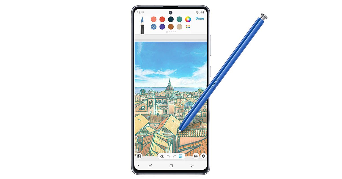 samsung note 10 lite s pen