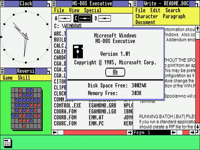 Σαν σήμερα πριν από 35 χρόνια κυκλοφόρησαν τα Windows 1.0
