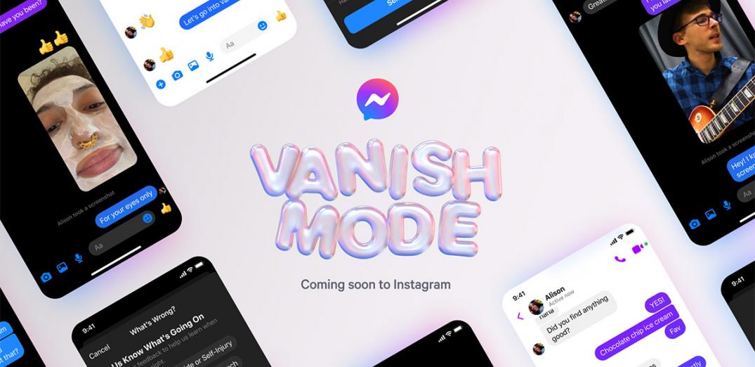 Vanish Mode/ Έφτασε σε Messenger και Instagram!