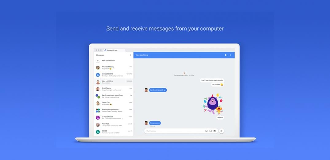 android messages desktop