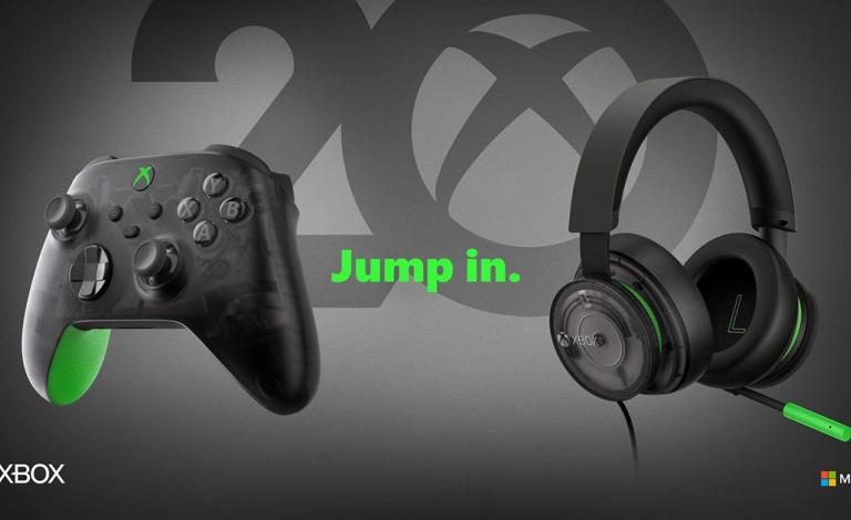 Η Microsoft γιορτάζει τα 20 χρόνια του Xbox με συλλεκτικά χειριστήρια και ακουστικά