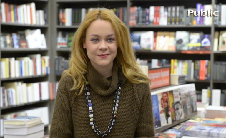 Η Λένα Παπαληγούρα μας καλεί στα Βραβεία Βιβλίου Public 2015