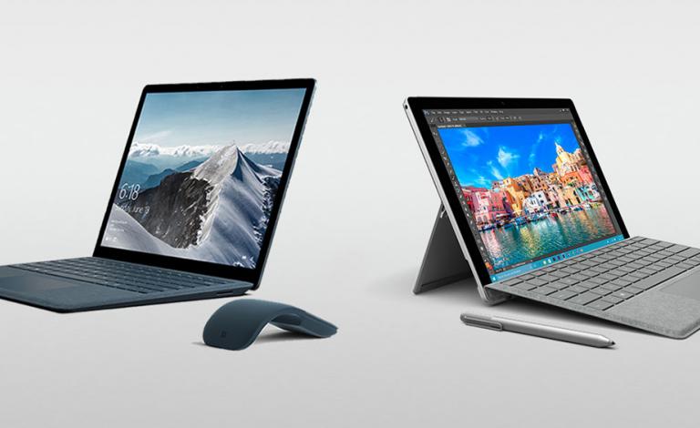 Microsoft Surface Laptop και Surface Pro: Δύο φορητά σημεία αναφοράς