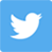 twitter icon on footer