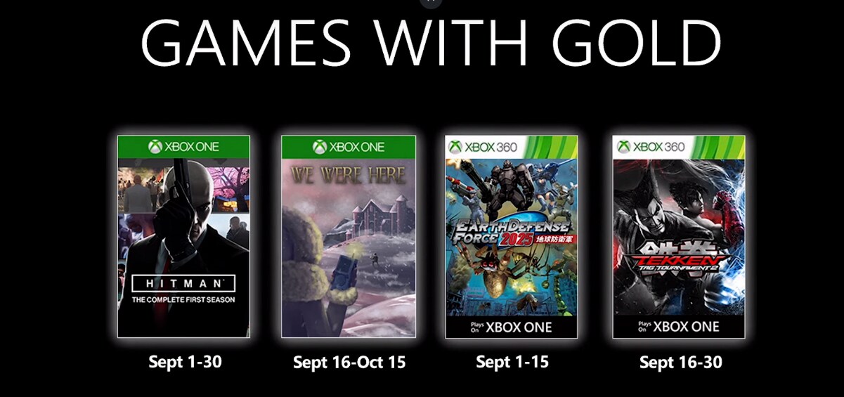 Αυτά είναι τα Xbox Live Gold games του Σεπτεμβρίου Αυτά είναι τα Xbox Live Gold games του Σεπτεμβρίου